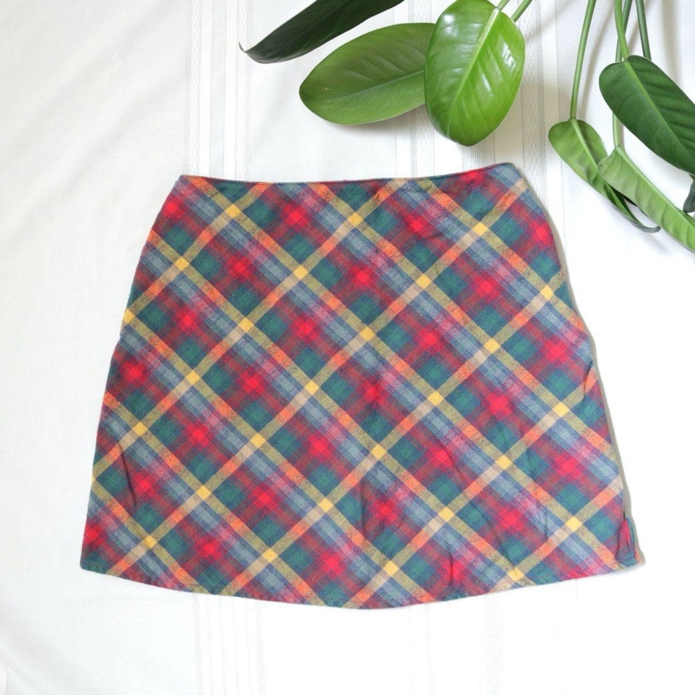 Vintage Jessi Lee plaid skirt